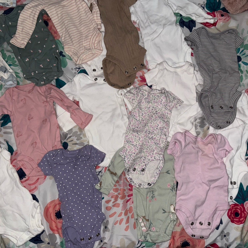 Carter's premie Assorted Color Kids One Pieces